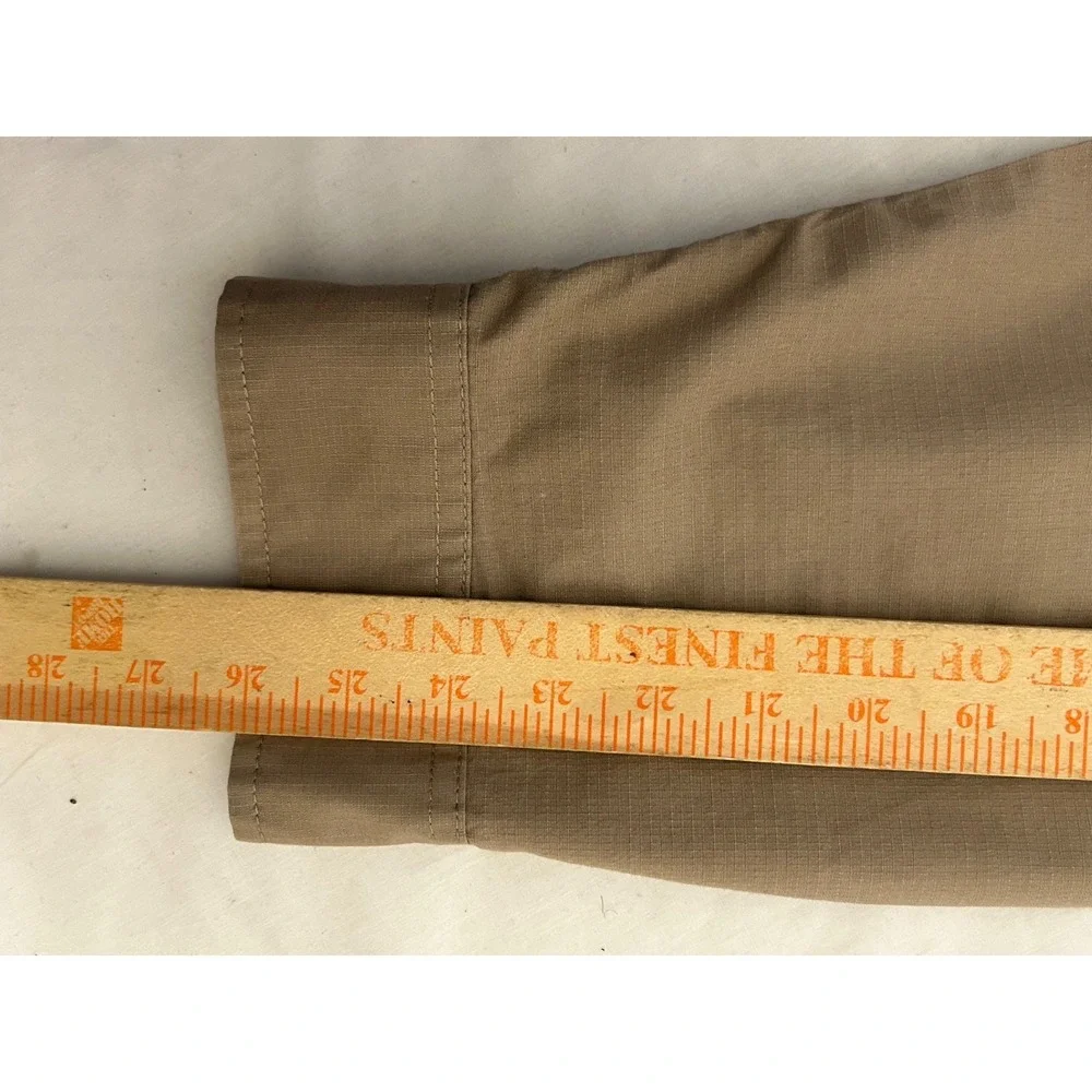 Banana Republic Mens Khaki Tan 2 Pocket Button Up Soft Collar Shirt Sz 4XT